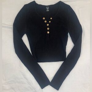 Windsor Ribbed Crop Top - M